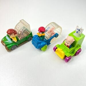 Three Vintage Looney Tunes Tiny Toons McDonald's Toys